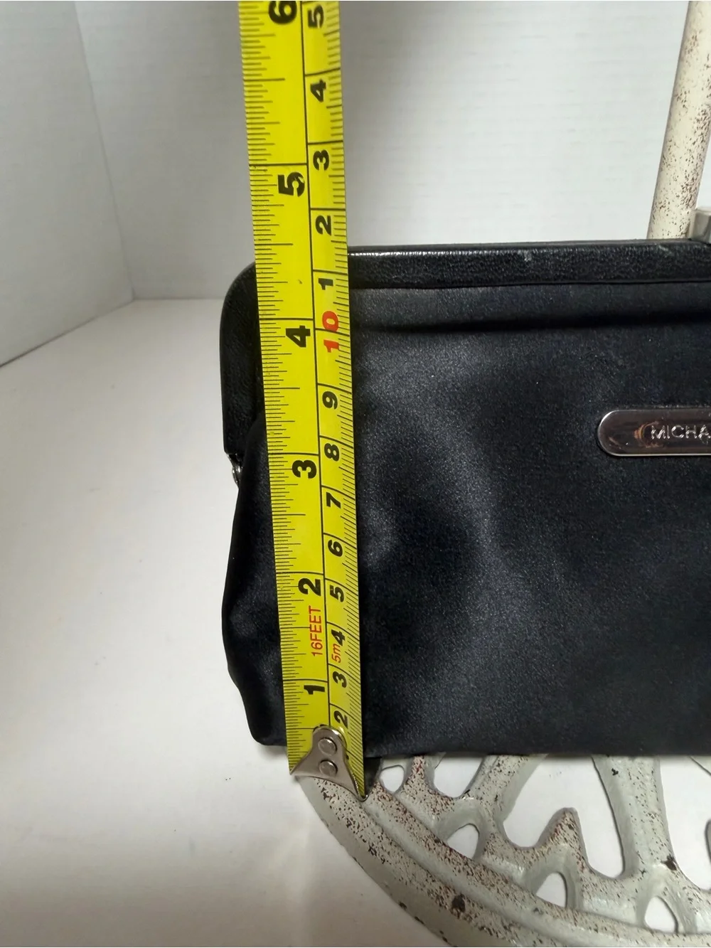 Michael Kors Satin Frame Cosmetic Clutch/wallet